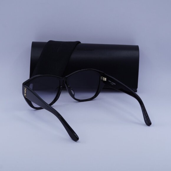 Saint Laurent SL M8/FN 001 Square Sunglasses – Black/Grey Gradient main image 9